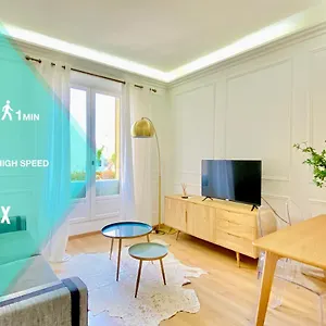  Appartamento Designer Garden View Ac, Fiber Wifi Heart Of Monaco